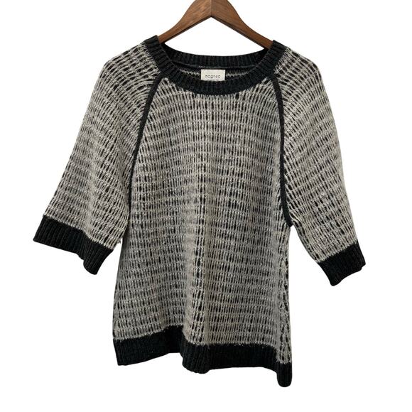 Magnea Sweaters - Magnea for Club Monaco Cashmere Thick Knit Sweater Off White Gray Size Medium